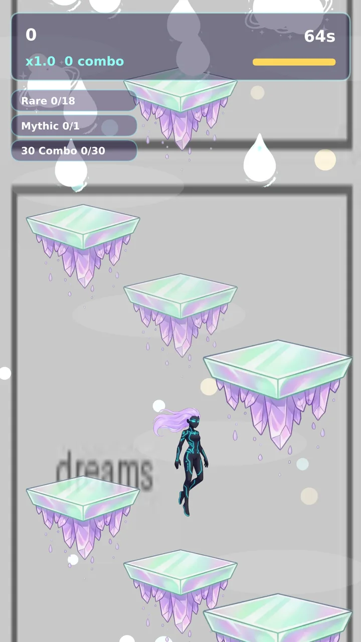 Nebula Aura Rush Mable AI platformer game screenshot
